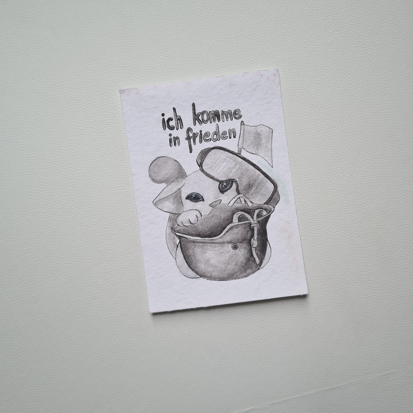 Original Ink Zeichnungen -  Ich komm in frieden