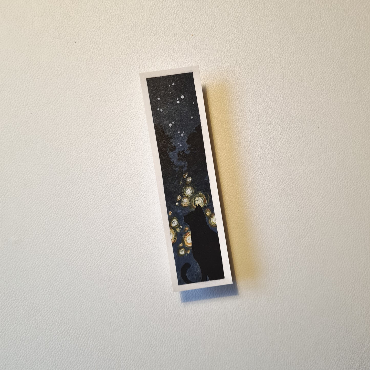 Lesezeichen Nacht-Katze