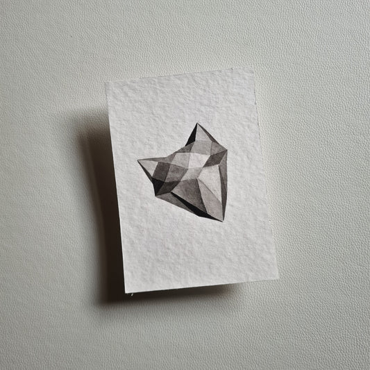 Original Ink Zeichnungen - Crystal Cat