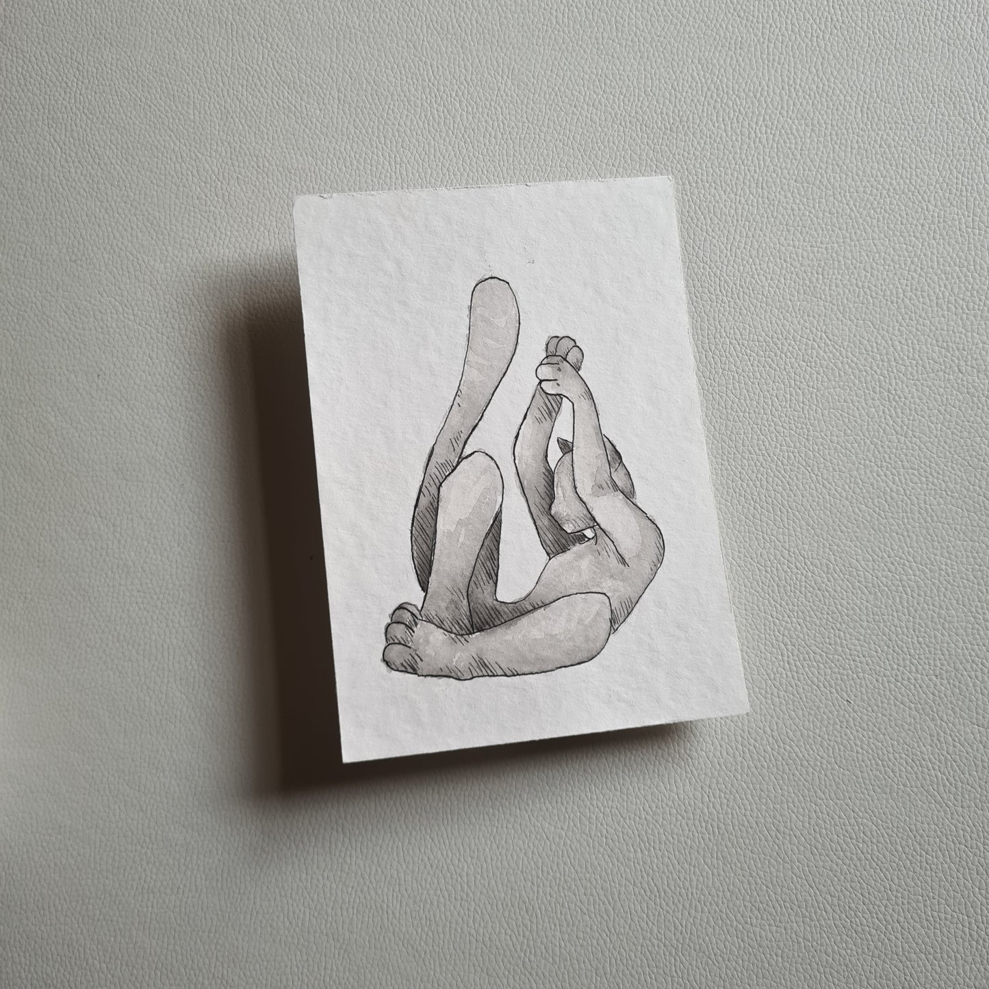 Original Ink Zeichnungen - Freier Fall