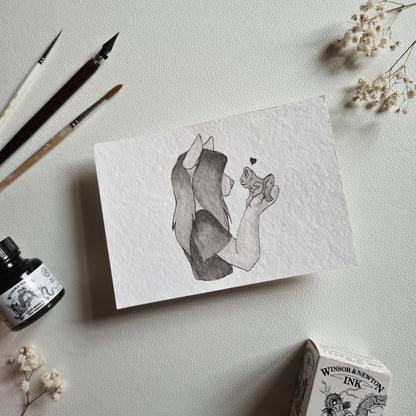 Original Ink Zeichnungen - Forgs & Paws