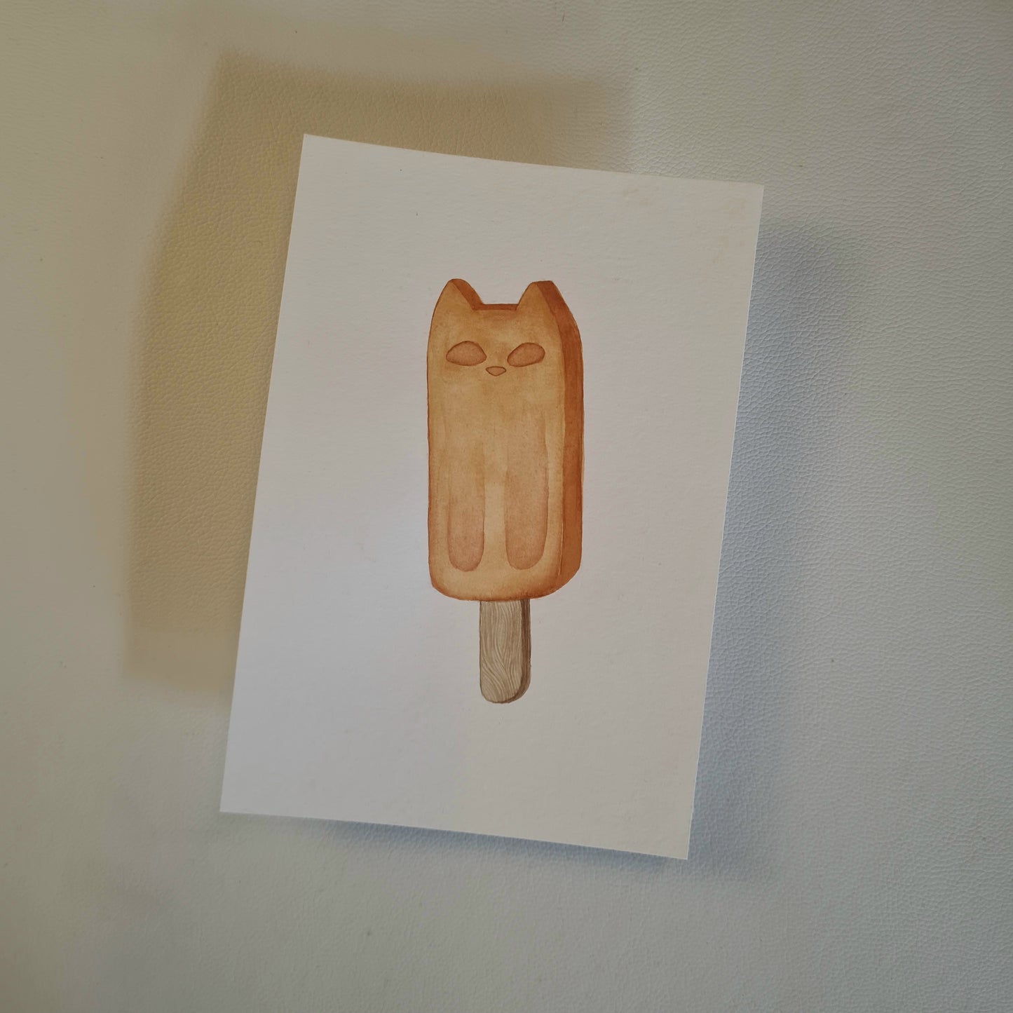 Original Aquarell - MiezEis