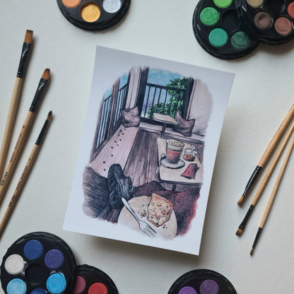 Kunstdruck - Di Simo Caffe on Paper
