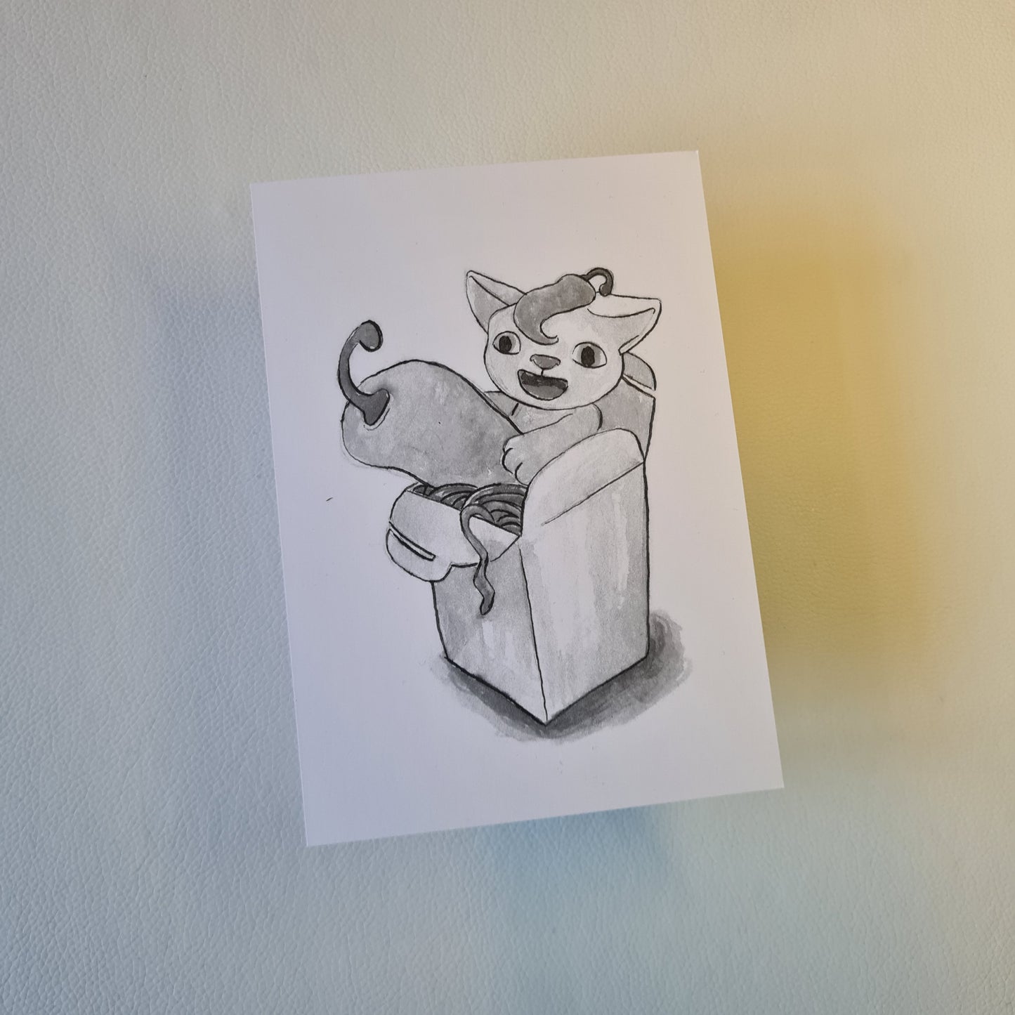 Kunstdruck - Hot Cat Box