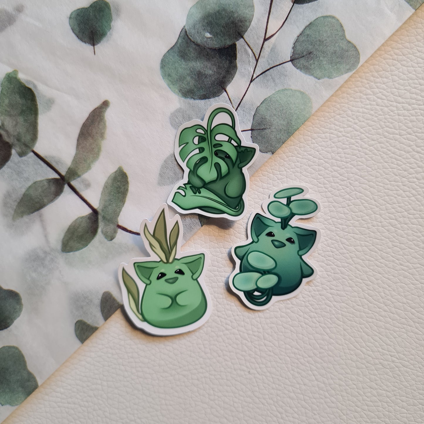 Bloob Katze Sticker -  Ufo Pflanze