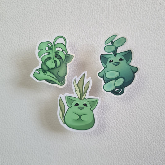 Sticker Paket - Pflanzen Bloob Katzen