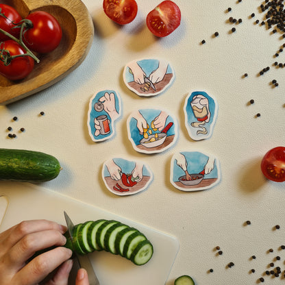 Sticker Paket - Koch Pfoten Sticker