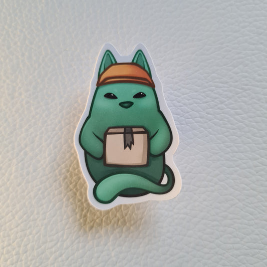 Bloob Katze Sticker - Postbote