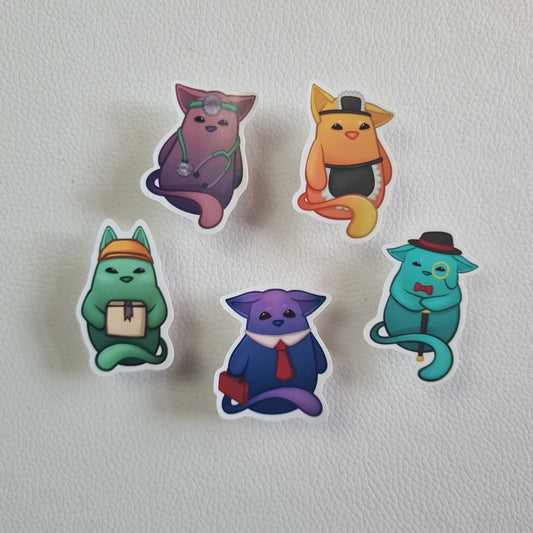 Sticker Paket - Alltagshelfer Bloob Katzen