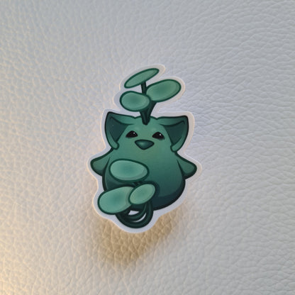 Bloob Katze Sticker -  Ufo Pflanze