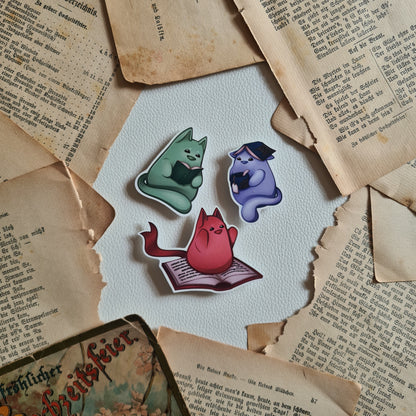 Sticker Paket - Buch Katzen