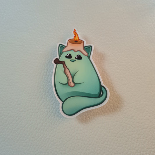 Bloob Katze Sticker - Candleclaw