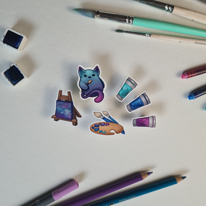 Sticker Paket - Kreativkatzen