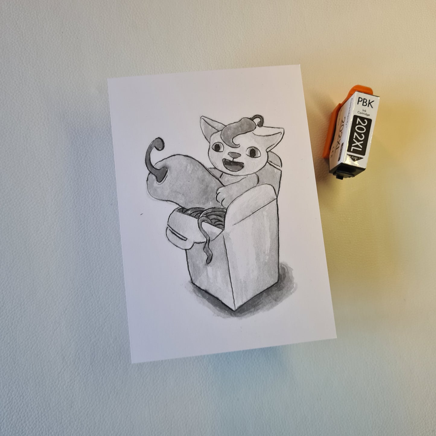 Kunstdruck - Hot Cat Box